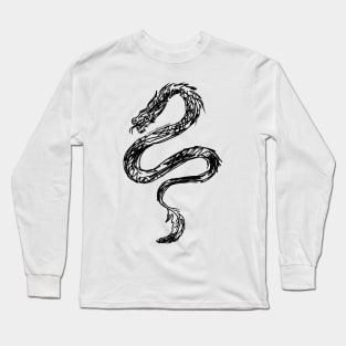 Scribble Dragon Long Sleeve T-Shirt